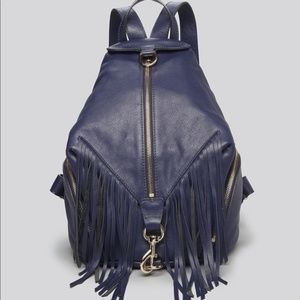 REBECCA MINKOFF FRINGE JULIAN BACKPACK IN MOON